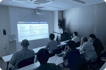 法人化されており、次世代に事業継承中、若い感性による経営改革が進行中。